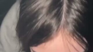 Mewslut Gags On Cock During Intense Car Facefucking Session