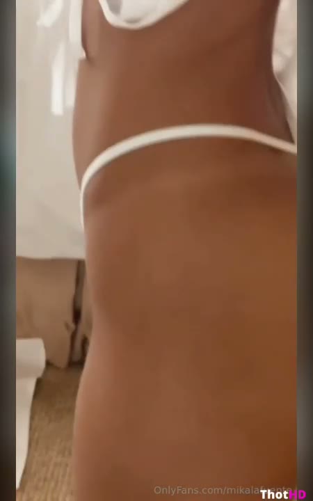 Watch Mikaela Lafuente Lingerie Ass Tease
