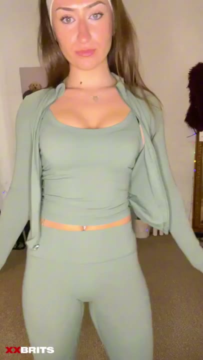 Watch Slutty British College Teen Striptease