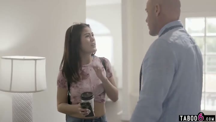 Watch Stepdaughter wets herself when lectured by stepdad