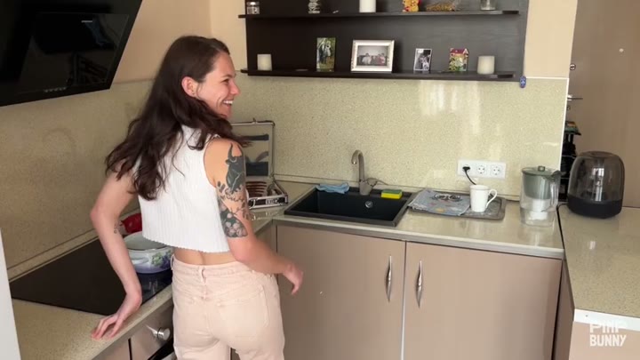 Watch Tattooed Brunette Sucks And Fucks Hard