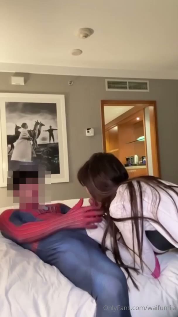 Watch Waifumiia Has Sex With Spiderman And Cum In Pussy