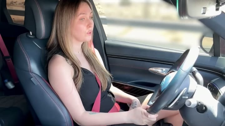 Watch a stranger caught my stepmother jerking in a car with h